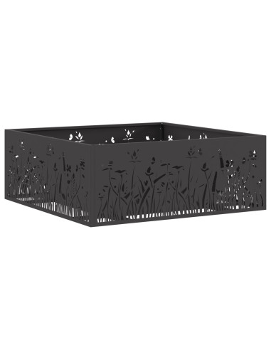 Focolare Nero 80 x 80 x 30 cm Acciaio