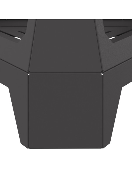 Focolare Nero 50 x 43 x 52 cm Acciaio