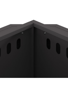 Focolare Senza Fumi Nero 38 x 38 x 51 cm Acciaio