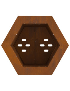 Focolare Senza Fumi Marrone 38 x 38 x 51 cm