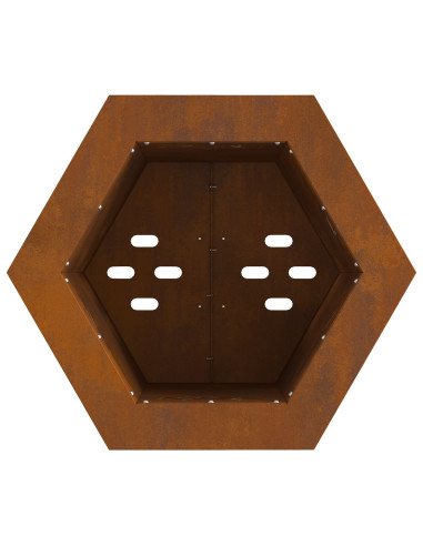 Focolare Senza Fumi Marrone 38 x 38 x 51 cm