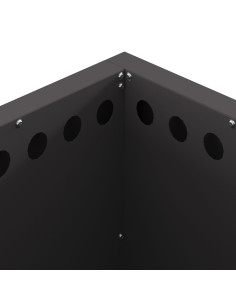 Focolare Senza Fumi Nero 48 x 48 x 50 cm Acciaio