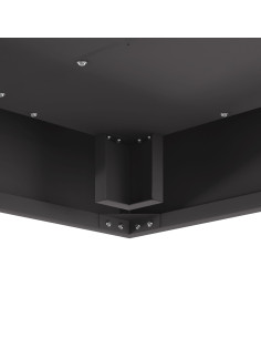 Focolare Nero 60 x 60 x 30 cm Acciaio 2