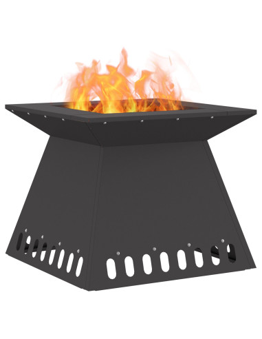 Focolare Nero 48 x 48 x 40 cm Acciaio