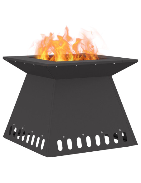 Focolare Nero 48 x 48 x 40 cm Acciaio