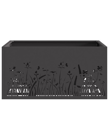 Focolare Nero 60 x 60 x 30 cm Acciaio