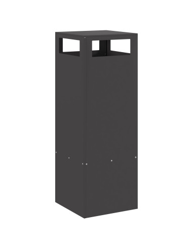 Focolare Nero 35 x 35 x 100 cm Acciaio