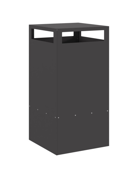 Pala di Fuoco  Nera 50x50x100 cm Acciaio