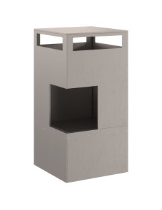 Focolare Marrone 50 x 50 x 100 cm Acciaio 2