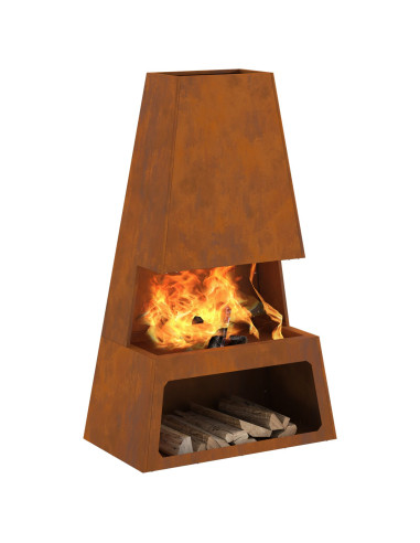 Focolare Marrone 60 x 35 x 100 cm