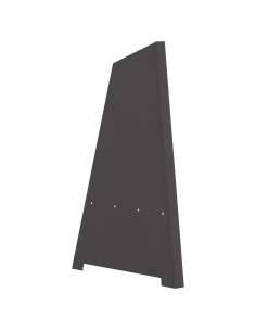 Focolare Nero 50 x 50 x 95 cm Acciaio 2