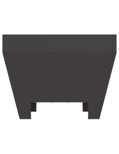 Focolare Nero 50 x 50 x 38 cm Acciaio