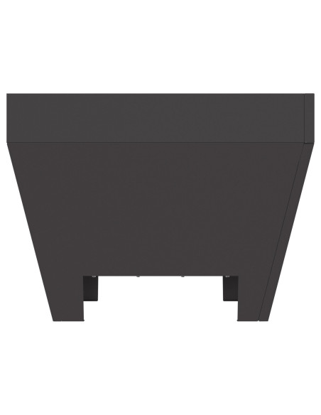 Focolare Nero 50 x 50 x 38 cm Acciaio