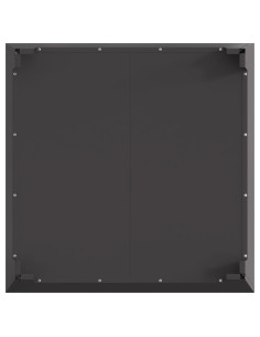 Focolare Nero 80 x 80 x 43 cm Acciaio 2
