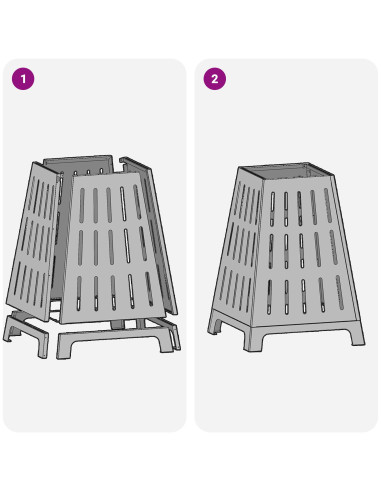Focolare Marrone 50 x 50 x 70 cm