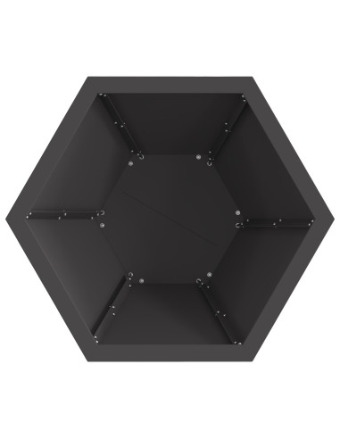 Focolare Nero 50 x 50 x 40 cm Acciaio