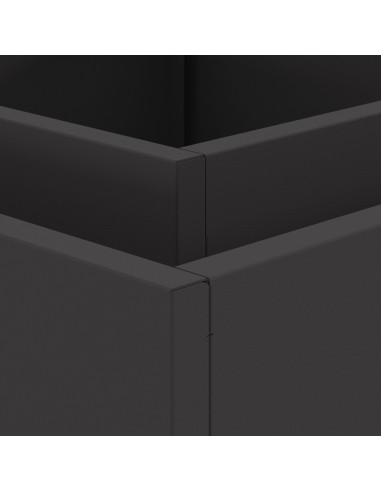 Focolare Nero 60 x 60 x 30 cm Acciaio