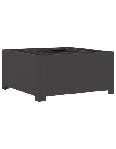 Focolare Nero 80 x 80 x 40 cm Acciaio