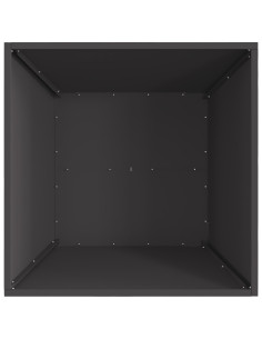 Focolare Nero 60 x 60 x 30 cm Acciaio 2