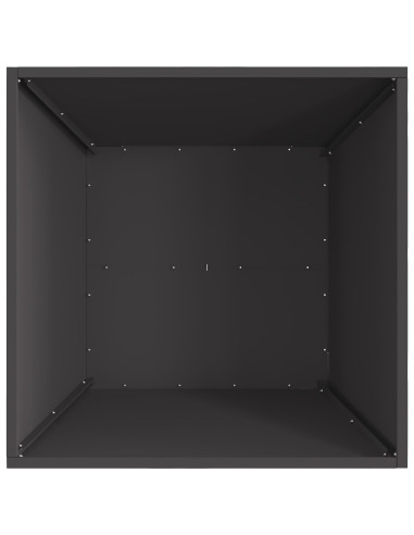 Focolare Nero 60 x 60 x 30 cm Acciaio