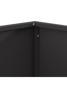 Focolare Nero 80 x 80 x 40 cm Acciaio 2