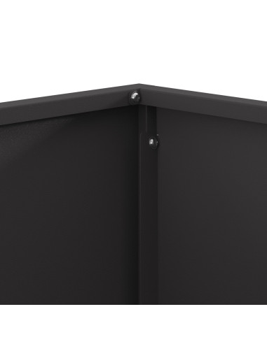 Focolare Nero 80 x 80 x 40 cm Acciaio