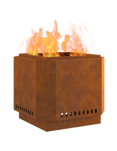 Focolare Senza Fumi Marrone 58 x 58 x 51 cm 2