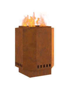 Focolare Senza Fumi Marrone 38 x 38 x 51 cm 2