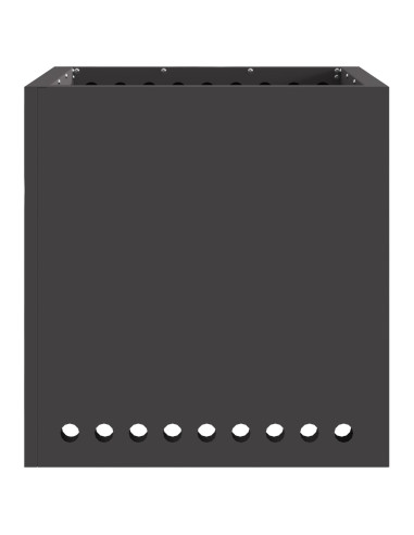 Focolare Senza Fumi Nero 48 x 48 x 50 cm Acciaio