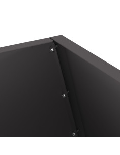 Focolare Nero 50 x 50 x 100 cm Acciaio 2