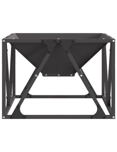 Focolare Nero 50 x 50 x 35 cm Acciaio