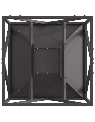 Focolare Nero 50 x 50 x 35 cm Acciaio