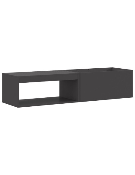 Braciere con Stoccaggio per Legna Nero 160x45x35 cm Acciaio
