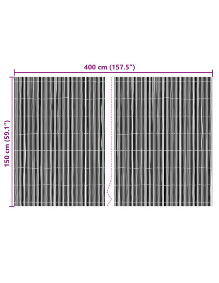 Recinzione in Bambù  400x150 cm