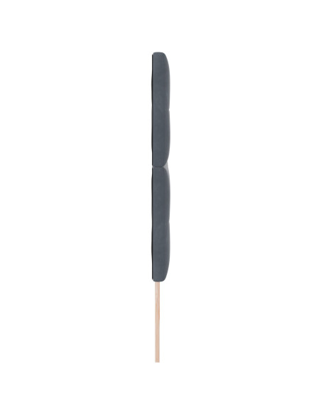 Testata LED  Grigio Scuro 100 cm Velluto