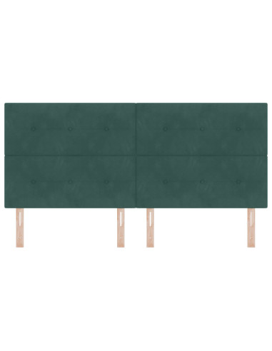 Testiera LED con luci a strisce a LED Verde 200 cm Poliestere