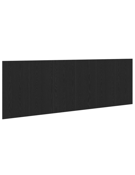 Testiera del letto con testiera Rovere Nero 160 x 1.5 x 80.5 cm