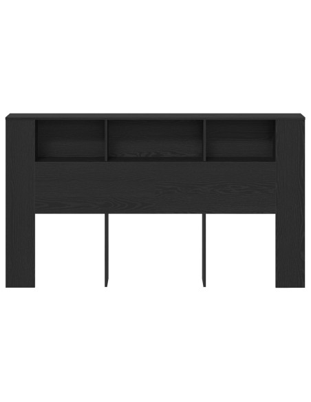 Cabina Testiera  in Rovere Nero - 180x18.5x102.5 cm
