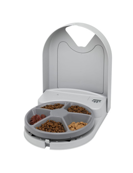 PetSafe Dispensatore di 5 Pasti per Animali Eatwell con Timer Grigio