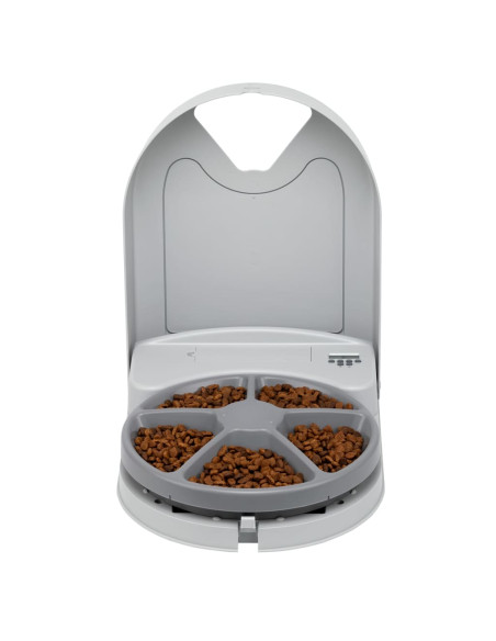 PetSafe Dispensatore di 5 Pasti per Animali Eatwell con Timer Grigio