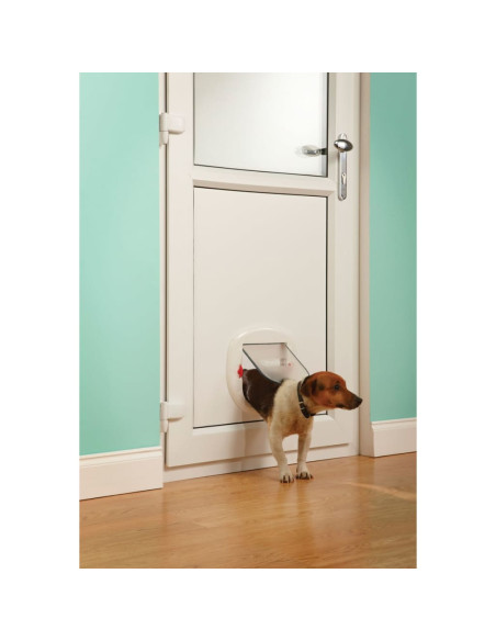 PetSafe Porta Basculante per Animali a 4 Modalità 280 Bianca