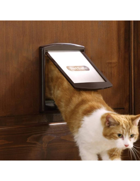 PetSafe Porta per Animali 2 Direzioni 730 Piccola 17,8x15,2 cm Marrone
