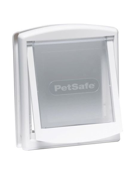 PetSafe Porta per Animali a 2 Direzioni 715 Piccola 17,8x15,2cm Bianca