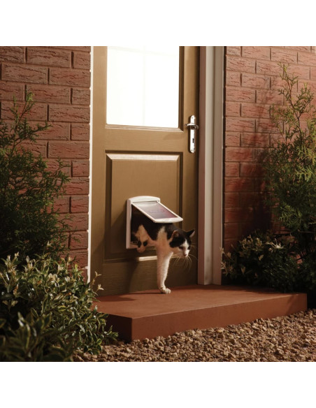 PetSafe Porta per Animali a 2 Direzioni 715 Piccola 17,8x15,2cm Bianca
