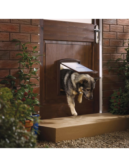 PetSafe Porta per Animali a 2 Direzioni 755 Media 26,7x22,8 cm Marrone