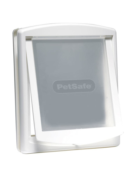 PetSafe Porta per Animali a 2 Direzioni 760 Grande 35,6x30,5 cm Bianca