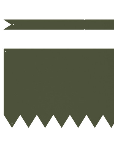 Bordura per Prato 50 pcs Verde oliva 100 x 0.05 x 20 cm