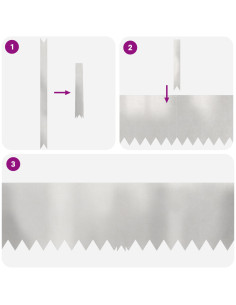 Bordura per Prato 50 pcs Argento 100 x 0.05 x 20 cm 2