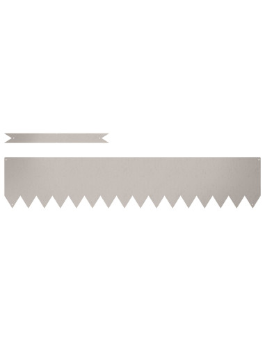 Bordura per Prato 20 pcs Marrone 100 x 0.05 x 20 cm