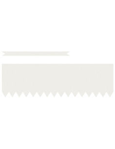 Bordura per Prato 50 pcs Bianco 100 x 0.05 x 20 cm 2